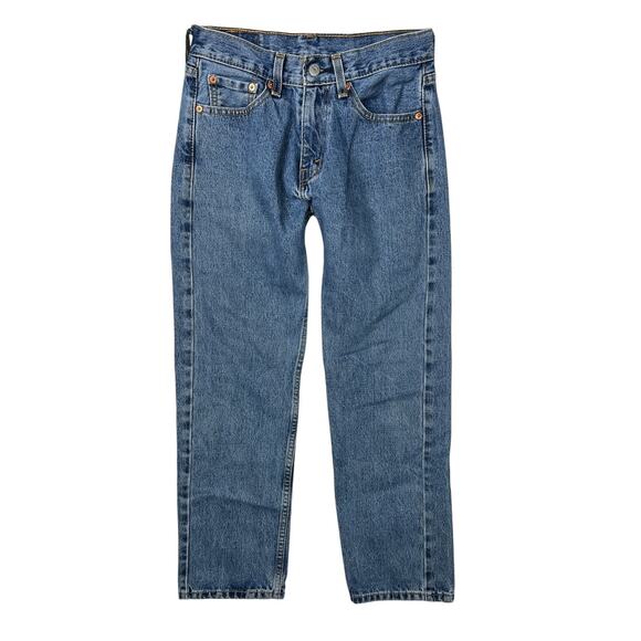 Levi’s 505 Regular Fit Straight Leg Denim Jeans Medium Wash Mens 29x30 - Picture 1 of 7